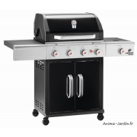 Barbecues à gaz Triton Maxx PTS 4.1, Inox ou Noir, Landmann