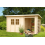 Abri de jardin en bois, 18 mm, Katy, 4,44 m² avec extension 3 m²