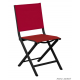 Lot de 2 chaises de jardin pliantes Thema, finition époxy, Proloisirs