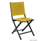 Lot de 2 chaises de jardin pliantes Thema, finition époxy, Proloisirs