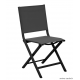 Lot de 2 chaises de jardin pliantes Thema, finition époxy, Proloisirs