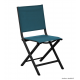 Lot de 2 chaises de jardin pliantes Thema, finition époxy, Proloisirs