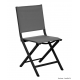 Lot de 2 chaises de jardin pliantes Thema, finition époxy, Proloisirs