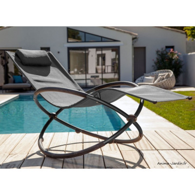 Lit cercle, bain de soleil, extérieur, Proloisirs