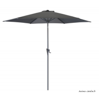 Parasol droit, rond, Ø300 cm, manivelle, ProLoisirs