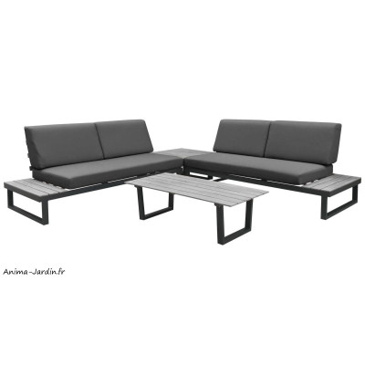 Set Staten SP, table, table d'angle, méridiennes, 184 x 88 x 70 cm, Pro Loisirs, achat, pas cher