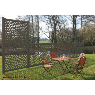 Panneau décoratif Mosaïc, 1 x 2 m, Oxydé, Nortene