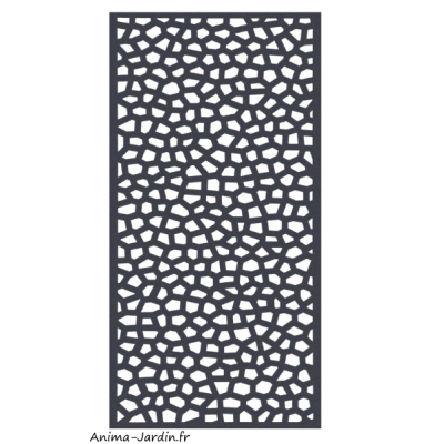 Panneau décoratif Mosaïc, 1 x 2 m, Anthracite, Nortene