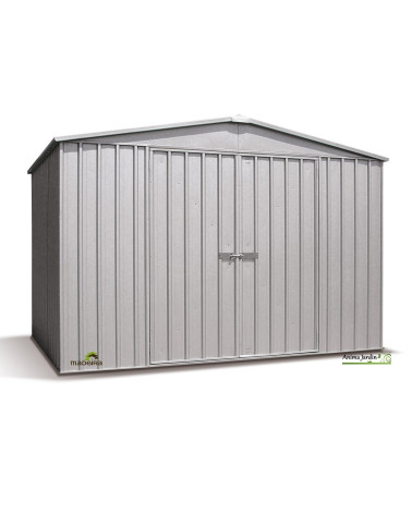Abri métal grand modèle 300 x 218 cm Hauteur 206 cm. rangement outils, pas cher