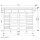 Abri de jardin en bois 28mm, Verona, 7 m², lumineux, Solid, achat, pas cher