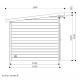 Abri de jardin en bois 28mm, Verona, 7 m², lumineux, Solid, achat, pas cher