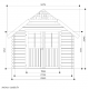 Abri de jardin en bois 28mm, Limerick, 10m², 2 portes, Solid, pas cher, achat, vente