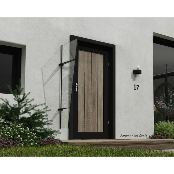 Auvent de porte latéral, Marquise Pegasus, Abri de porte / H.170,5 cm