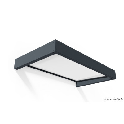 Auvent de porte, Marquise Sophia, Abri de porte / Vitrage blanc