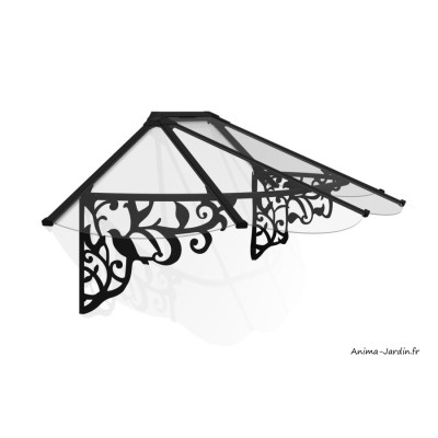 Auvent de porte, Marquise Lily XL, Abri de porte