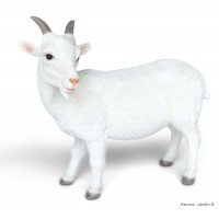 Chèvre, H.27 cm, animal en résine, décoration extérieure