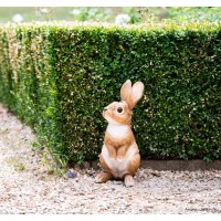 Lapin, H.39 cm, animal en résine, décoration extérieure