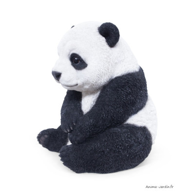 Panda, H.36 cm, animal en résine, décoration extérieure
