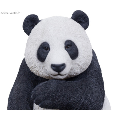 Panda XL, H.71 cm, animal en résine, décoration extérieure