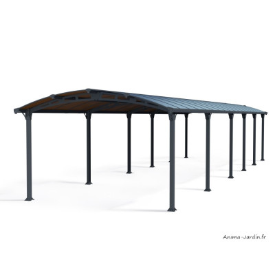 Carport simple en aluminium, Arcadia / voiture, camping car