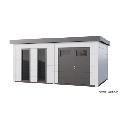 Abri de jardin en métal, 19,3 m², Eleganto 54