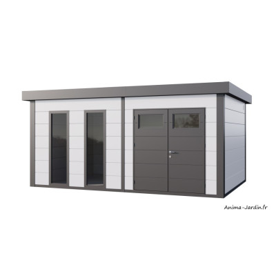 Abri de jardin en métal, 19,3 m², Eleganto 54