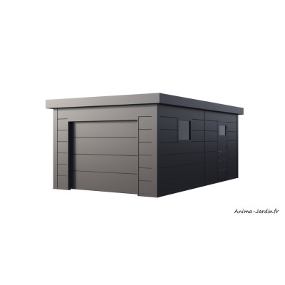Garage en métal, 22,5 m², Eleganto 36