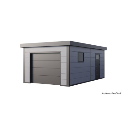 Garage en métal, 22,5 m², Eleganto 36