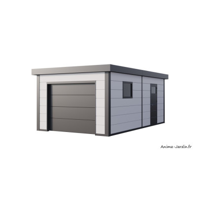 Garage en métal, 22,5 m², Eleganto 36