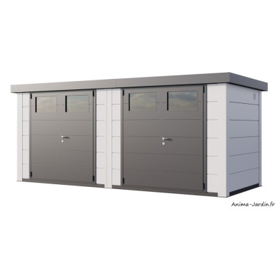 Abri de jardin en métal, 11,2 m², Eleganto Duo 27