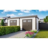 Abri de jardin en métal, 23,4 m², Eleganto Duo 33