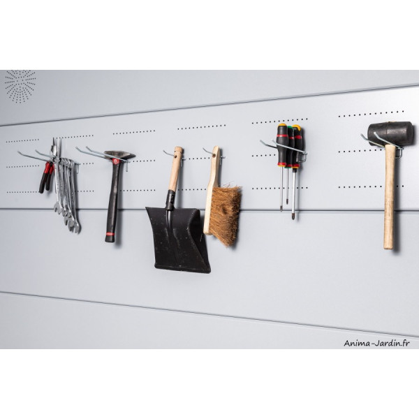 Plaque perforée avec crochets abris Eleganto et Luminato, Telluria