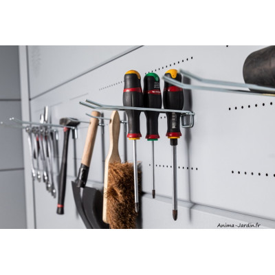 Plaque perforée avec crochets abris Eleganto et Luminato