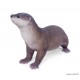 Loutre marchant, L.34 cm, animal en résine, décoration extérieure