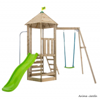 Aire de jeux en bois, Castlewood Ludo, TP toys