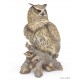 Hibou XXL, H.60 cm, animal en résine, décoration extérieure