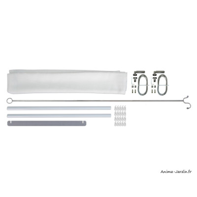 Store de toit blanc pour pergola