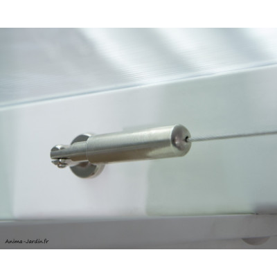 Store de toit blanc pour pergola