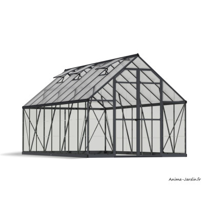Serre de jardin, Balance Hybrid Gris, Polycarbonate