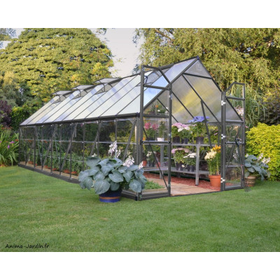 Serre de jardin, Balance Hybrid Gris, Polycarbonate
