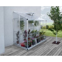 Serre de jardin 3 m², Learn To Adossée, Polycarbonate