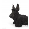 Chien Scottish Terrier, L.38 cm, animal en résine, décoration extérieure