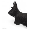 Chien Scottish Terrier, L.38 cm, animal en résine, décoration extérieure