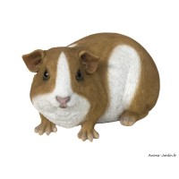 Cochon d'inde, L.23 cm, animal en résine, décoration extérieure