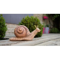 Escargot, L.30 cm, animal en résine, décoration extérieure