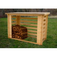 Abri bûches en bois, 4 stères, 2,80 m² Foresta