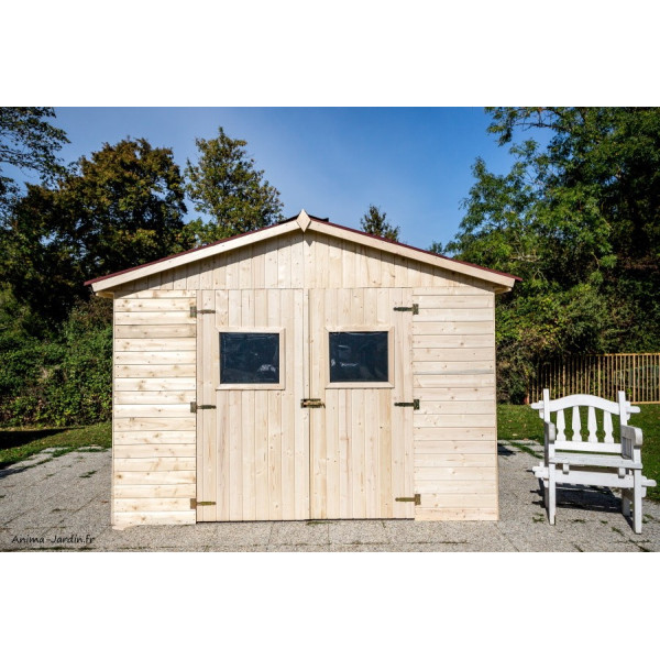 Abri de jardin en bois 16 mm, 9,00 m², Foresta