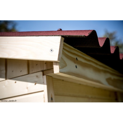 Abri de jardin en bois 16 mm, 9,00 m², Foresta