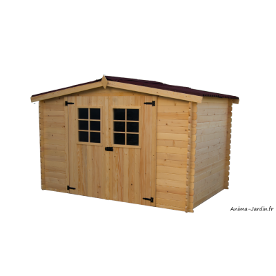 Abri de jardin en bois 20 mm, 9,42 m², Foresta
