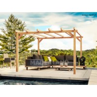 Pergola sur pieds en bois, Linares